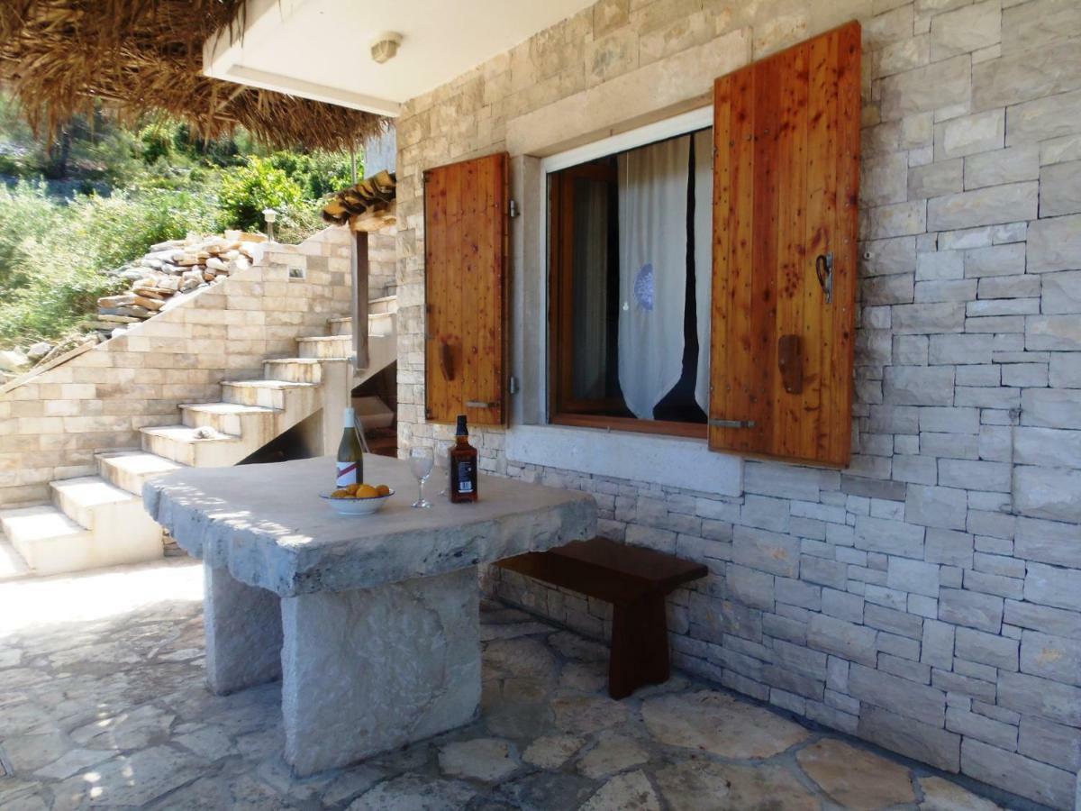 Villa Stiniva-stone House Vela Luka Esterno foto