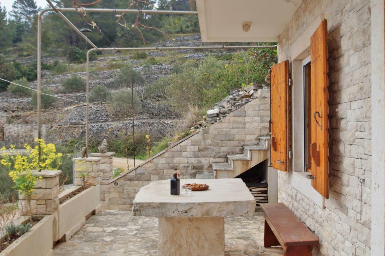 Villa Stiniva-stone House Vela Luka Esterno foto